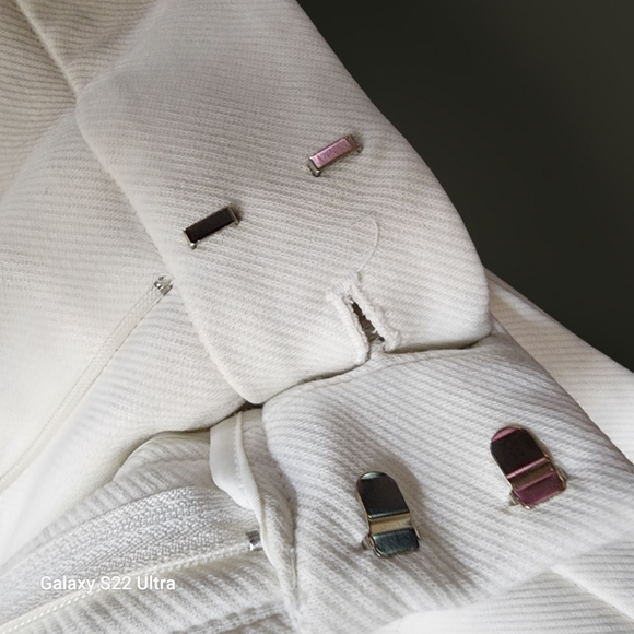 Nine West Tapered Fit Dress Pants Size 18 White Cream Workwear Career Trouser - Picture 11 of 16